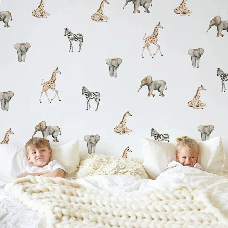 Wild Africa Large Nursery Wall Decals - Just Kidding Store