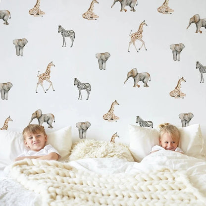 Wild Africa Large Nursery Wall Decals - Just Kidding Store