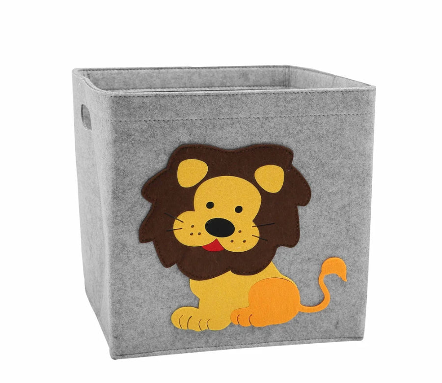 Felt Storage Box - Cube Toys Organizer - Just Kidding Store