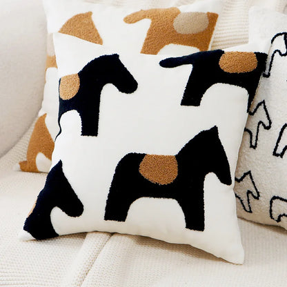 Pony Embroidered Cushion Covers - Just Kidding Store