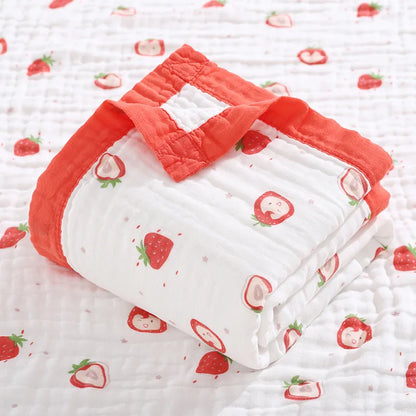 6 Layers Cotton Muslin Blanket - Just Kidding Store