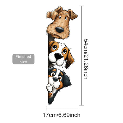 Peeking Dogs Corner Wall Stickers - Just Kidding Store