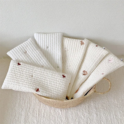 Embroidered Flat Baby Nursery Pillow - Just Kidding Store