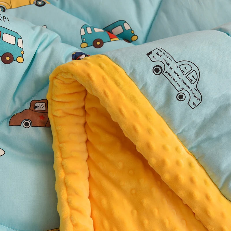 Cars Winter Thick Quilt - Warm Bedspread - Just Kidding Store