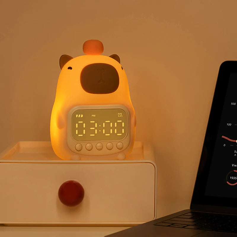 Capybara Night Light Alarm Clock - Just Kidding Store