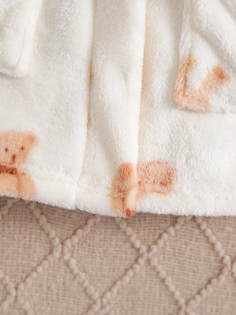 Teddy Bear Plush Hooded Robe - Just Kidding Store