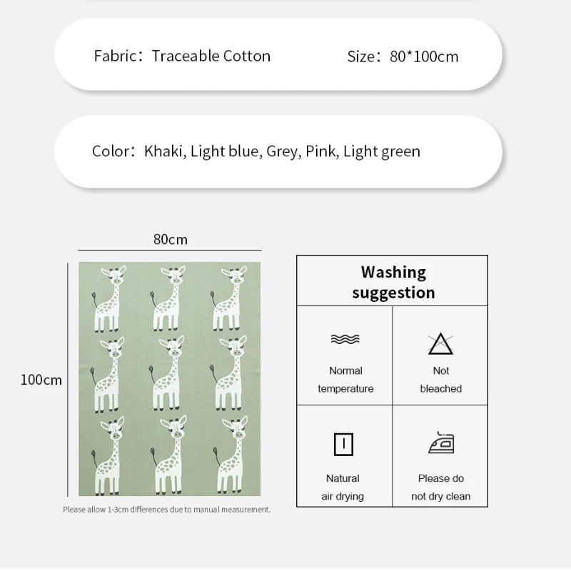 Wiggly Tails Cotton Blanket - Just Kidding Store