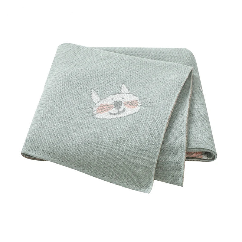 Wiggly Tails Cotton Blanket - Just Kidding Store