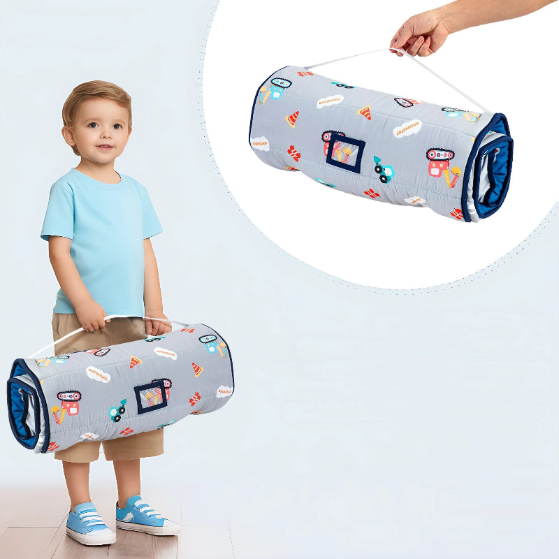 Toddler Nap Mat - Sleeping Envelope With Pillow - Just Kidding Store