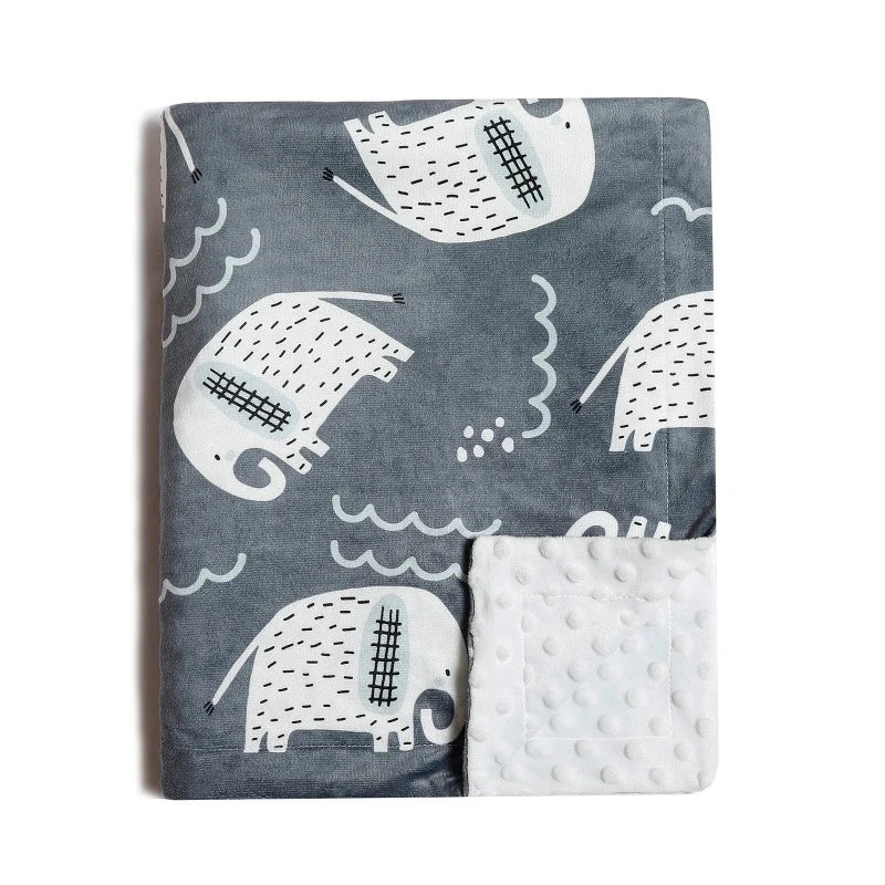 Soft Soothing Baby Nursery Blanket - Lion - Just Kidding Store