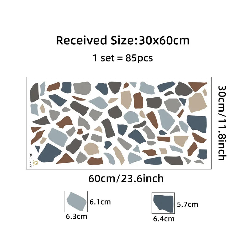 Irregular Terrazzo Wall Decals - Just Kidding Store
