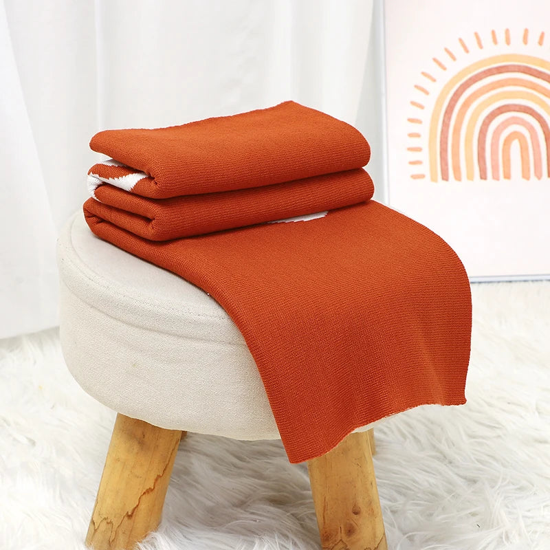 Rainbow Heart Knit Blanket - Just Kidding Store