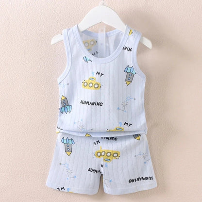Submarine Summer Pajama Set - Just Kidding Store