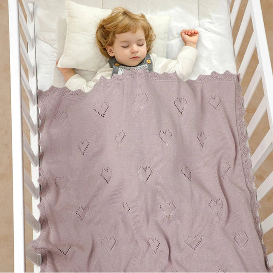Sweet Hearts Cotton Blanket - Just Kidding Store
