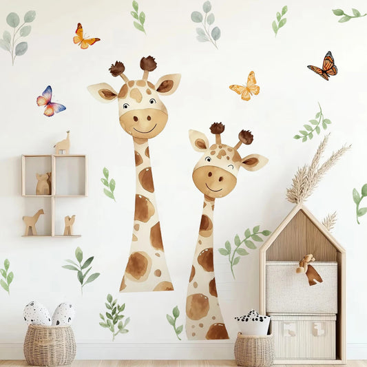 Smiling Giraffe Wall Sticker - Just Kidding Store