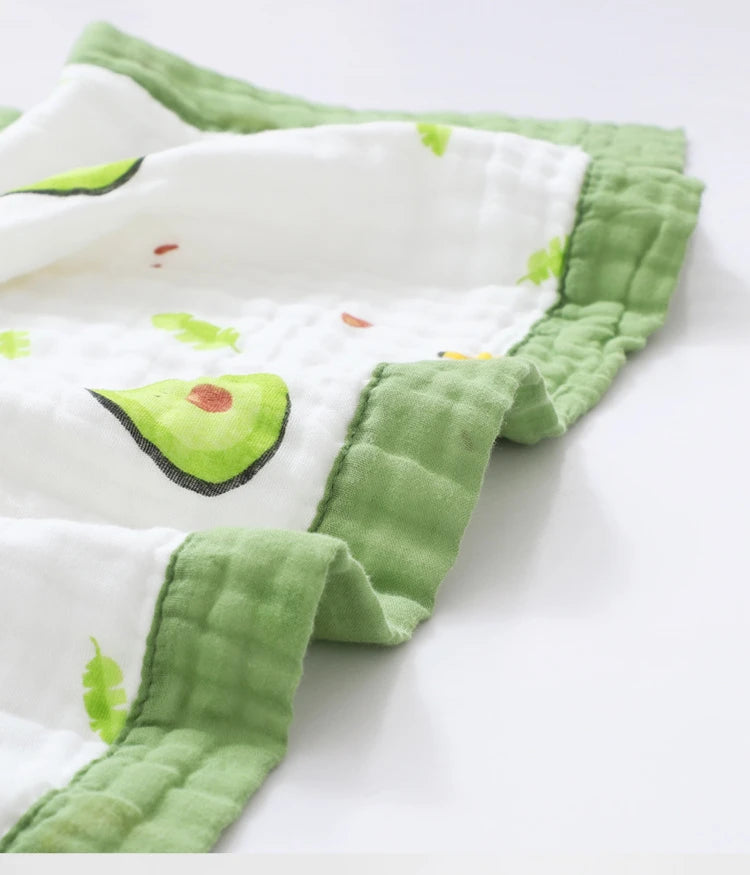 6 Layers Cotton Blanket Baby Kids Muslin Wrap - Just Kidding Store