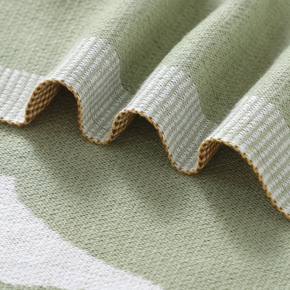 White Goose Cotton Knitted Blanket - Just Kidding Store