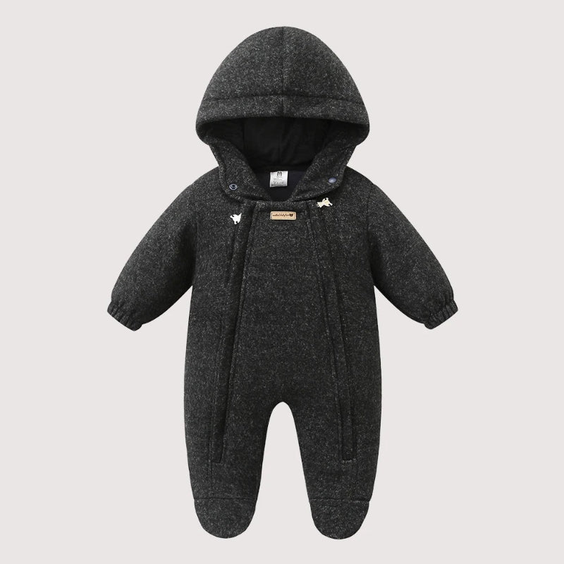 Winter Hooded Baby Toddler Jumpsuit - Just Kidding Store