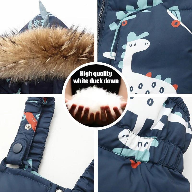 Duck Down Baby Toddler Infant Ski Set - Just Kidding Store