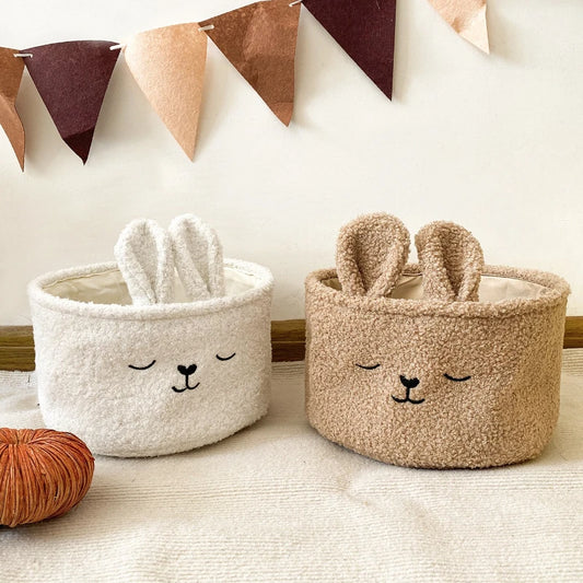 Fluffy Bunny Storage Basket - Just Kidding Store