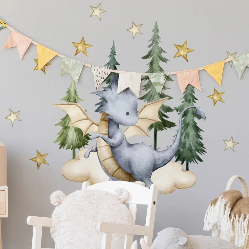 Flying Dragon Wall Decal - Just Kidding Store
