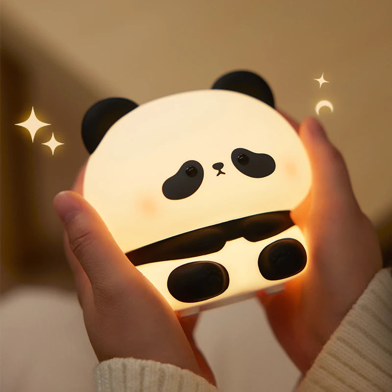 Baby Panda LED Night Light - Tap Control Lamp - Just Kidding Store