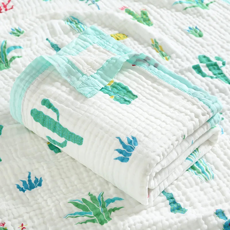 6 Layers Cotton Muslin Blanket
