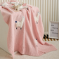 Alpaca Cotton Knitted Baby Children Nursery Blanket - Just Kidding Store