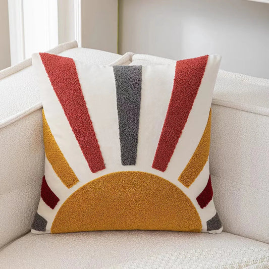 Sunshine Embroidered Pillow Case - Just Kidding Store