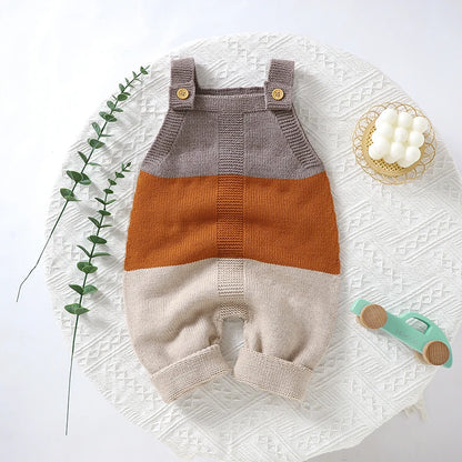 Striped Knitted Baby Infant Toddler Jumpsuit - Just Kidding Store
