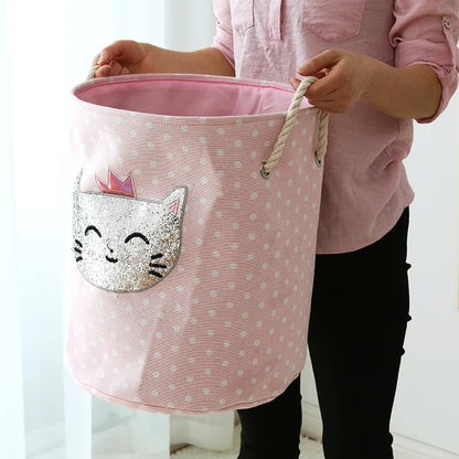 Toy Storage Basket With Handles - Just Kidding Store