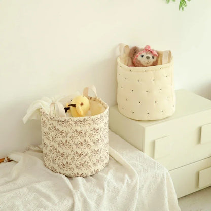 Quilted Storage Baskets - Just Kidding Store