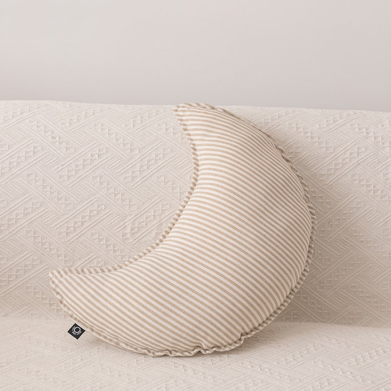 Cotton Linen Stripe Pillow - Just Kidding Store