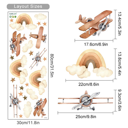 Sky Adventures Wall Stickers - Just Kidding Store