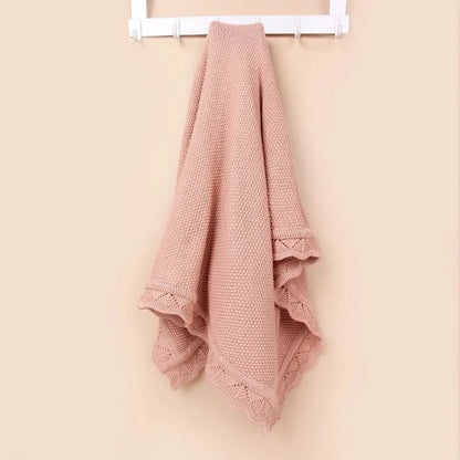 Heirloom Knitted Cotton Baby Children Blanket - Just Kidding Store