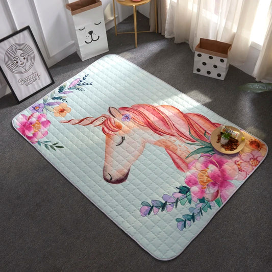 Oversized Quilted Play Mat - Waterproof Anti Skid Carpet - Just Kidding Store