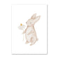 Boho Fox Rabbit Bee Bear Hedgehog Flower Canvas Posters - Just Kidding Store