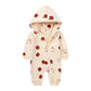 Hooded Fleece Rompers -  Zipper Jumpsuit - Just Kidding Store