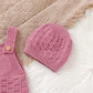 Sleeveless Waffle Knitted Jumpsuit Set - Just Kidding Store