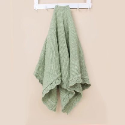 Heirloom Knitted Cotton Baby Children Blanket - Just Kidding Store