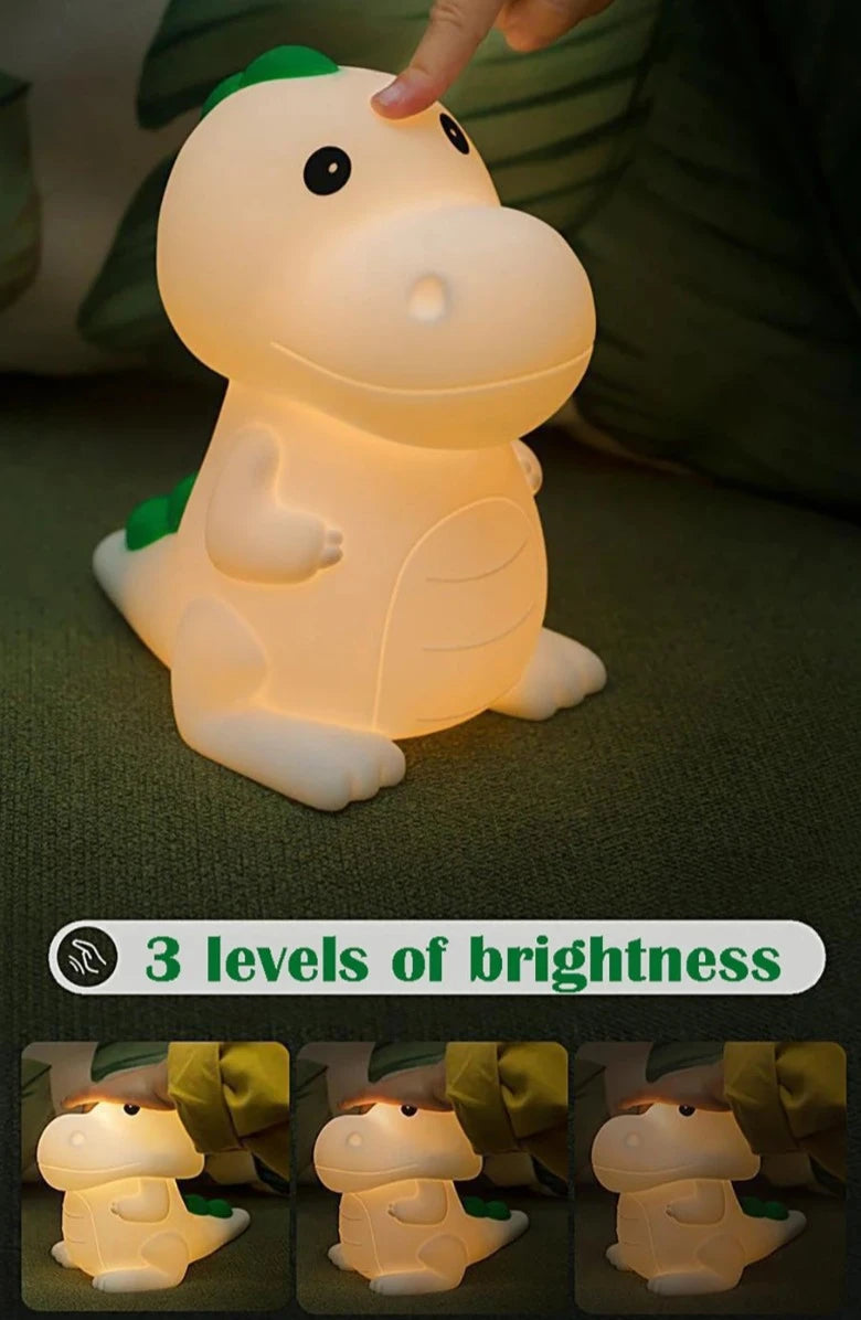 Dinosaur LED Silicone Tap Control Light - Just Kidding Store