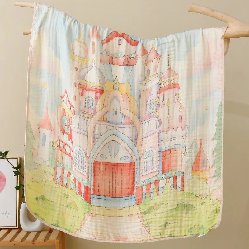 Double Layer Cotton Muslin Blanket - Just Kidding Store
