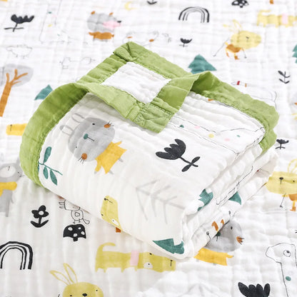 6 Layers Cotton Muslin Blanket - Just Kidding Store