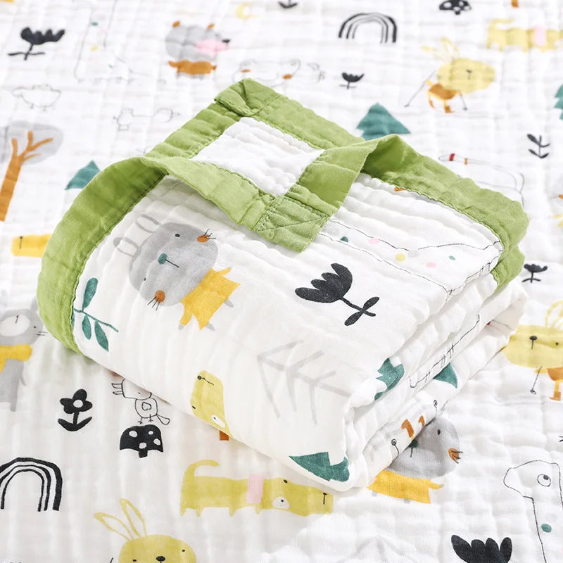 6 Layers Cotton Muslin Blanket
