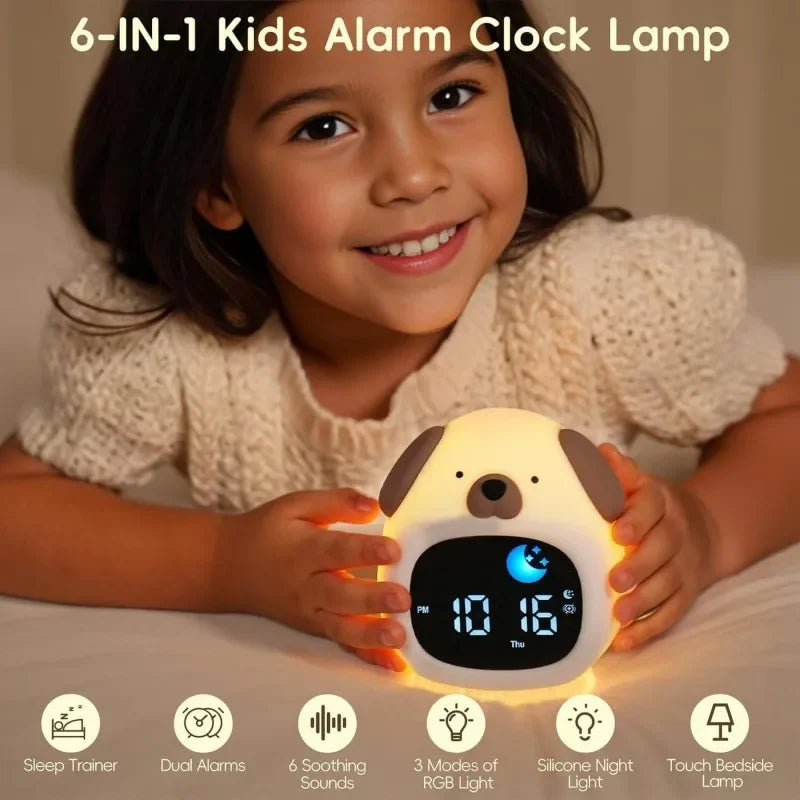 Alarm Clock Touch Control Night Light - Just Kidding Store