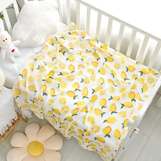 2 Layer Bamboo Cotton Muslin Blanket - Just Kidding Store
