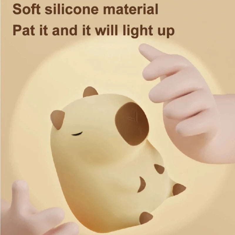 Capybara Silicone Night Light - Just Kidding Store