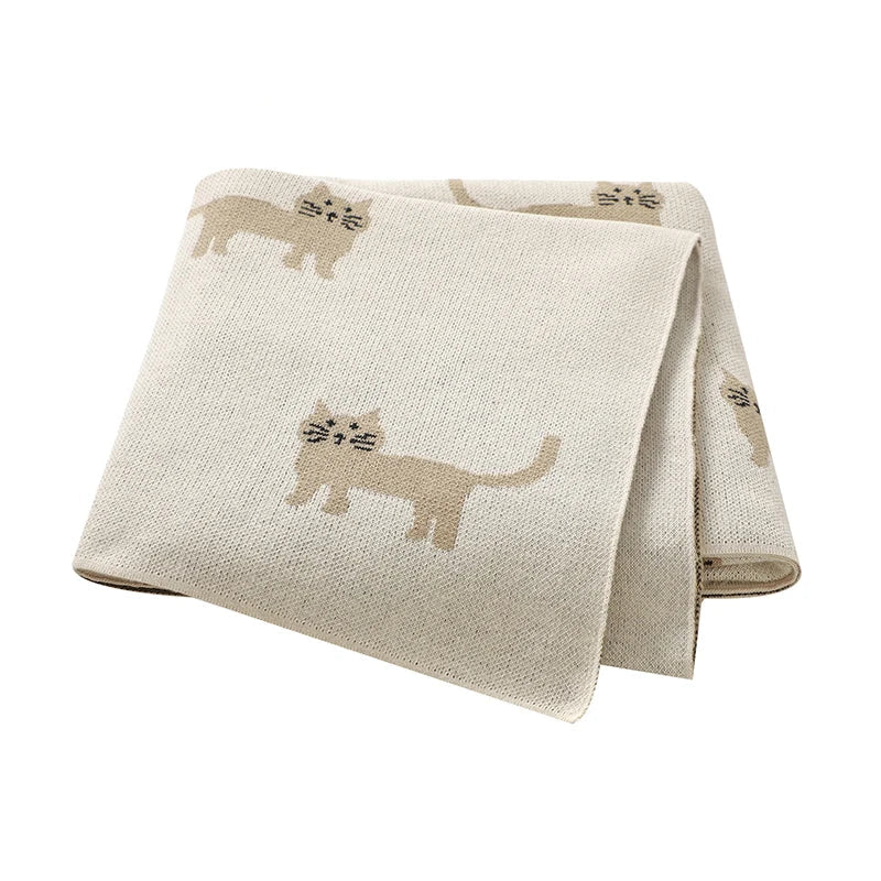 Wiggly Tails Cotton Blanket - Just Kidding Store