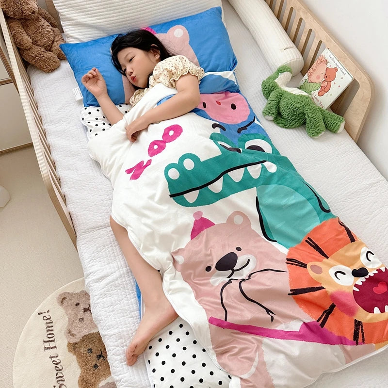 Kids Sleeping Bag With Pillow - Sleeping Envelope - Just Kidding Store