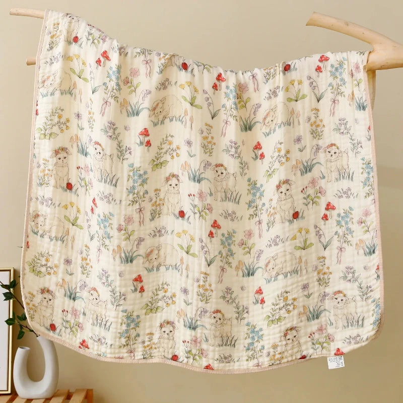 Double Layer Cotton Muslin Blanket - Just Kidding Store